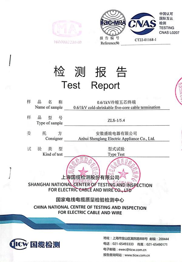 產(chǎn)品檢測報告3